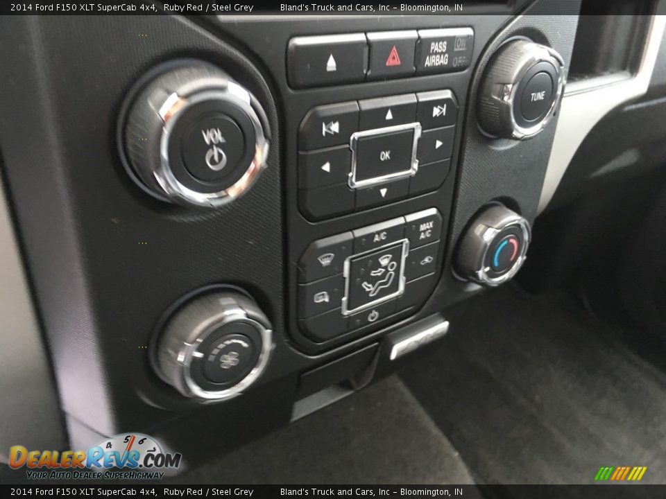 2014 Ford F150 XLT SuperCab 4x4 Ruby Red / Steel Grey Photo #26