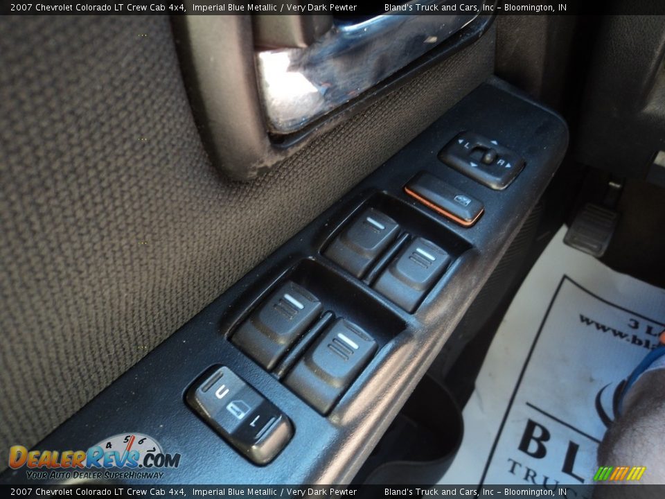2007 Chevrolet Colorado LT Crew Cab 4x4 Imperial Blue Metallic / Very Dark Pewter Photo #8