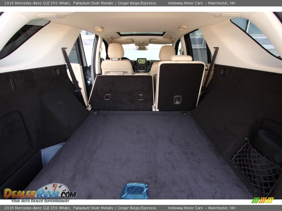 2016 Mercedes-Benz GLE 350 4Matic Palladium Silver Metallic / Ginger Beige/Espresso Photo #14