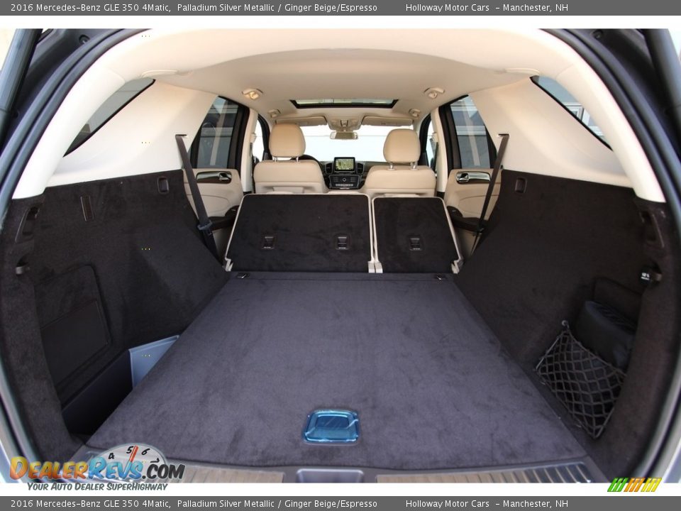 2016 Mercedes-Benz GLE 350 4Matic Palladium Silver Metallic / Ginger Beige/Espresso Photo #15