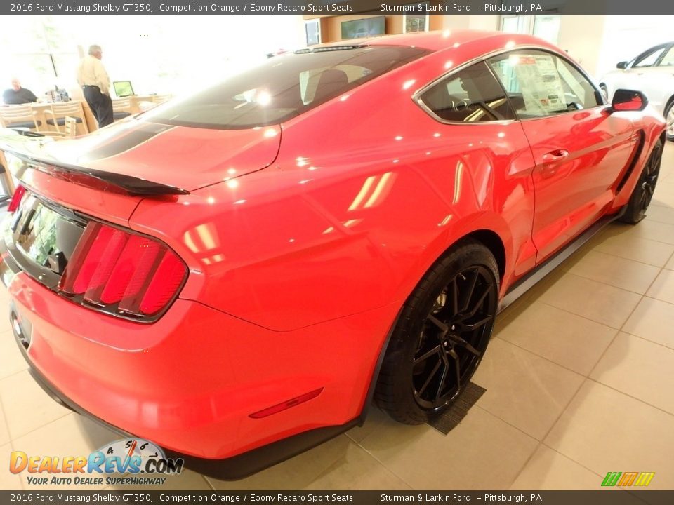 2016 Ford Mustang Shelby GT350 Competition Orange / Ebony Recaro Sport Seats Photo #2