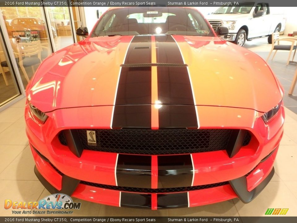 2016 Ford Mustang Shelby GT350 Competition Orange / Ebony Recaro Sport Seats Photo #6