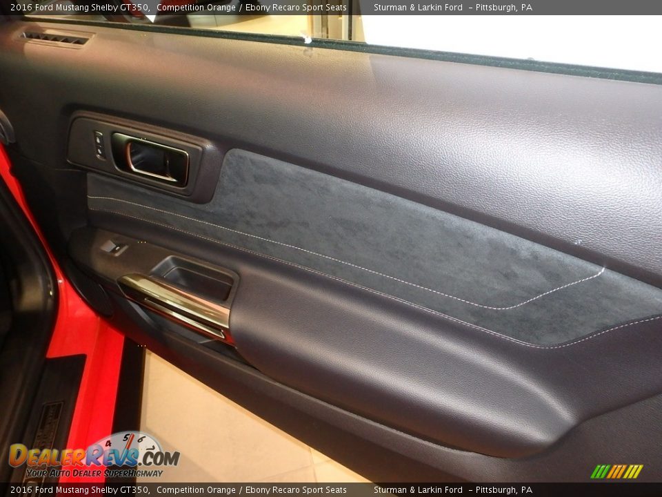 Door Panel of 2016 Ford Mustang Shelby GT350 Photo #10