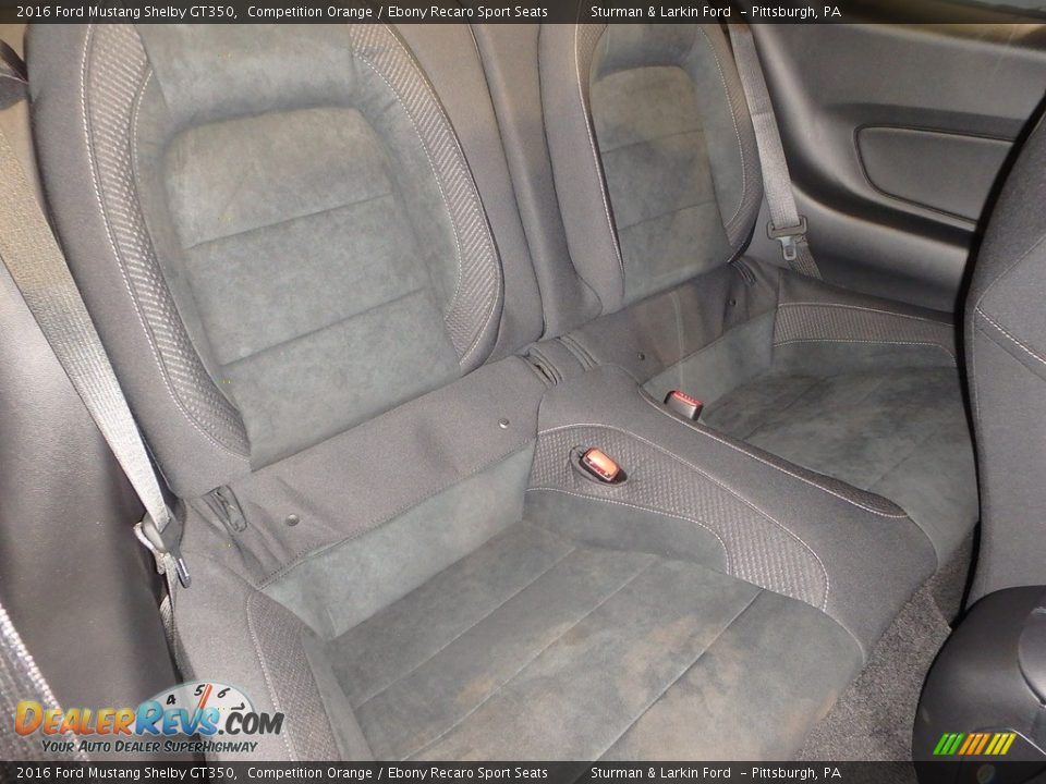 Rear Seat of 2016 Ford Mustang Shelby GT350 Photo #12