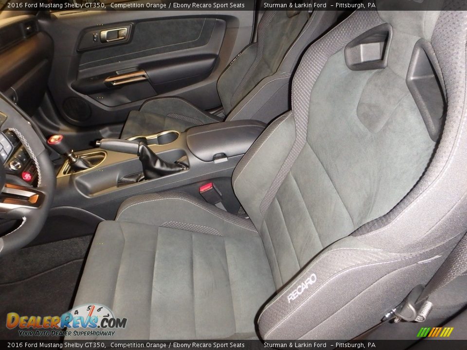 Front Seat of 2016 Ford Mustang Shelby GT350 Photo #13