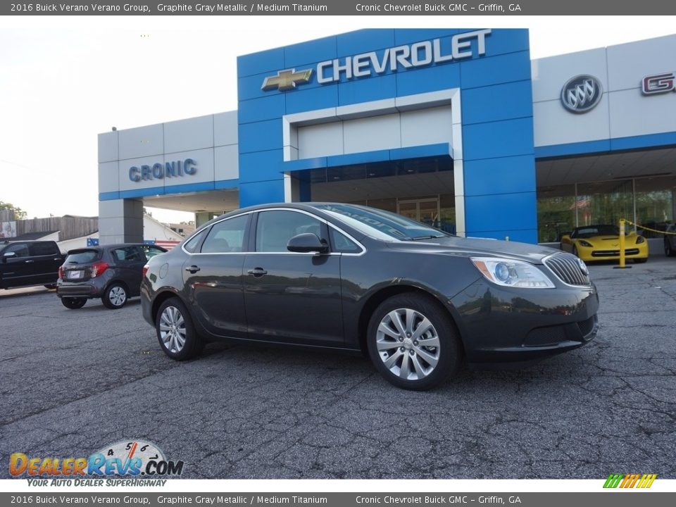 2016 Buick Verano Verano Group Graphite Gray Metallic / Medium Titanium Photo #1