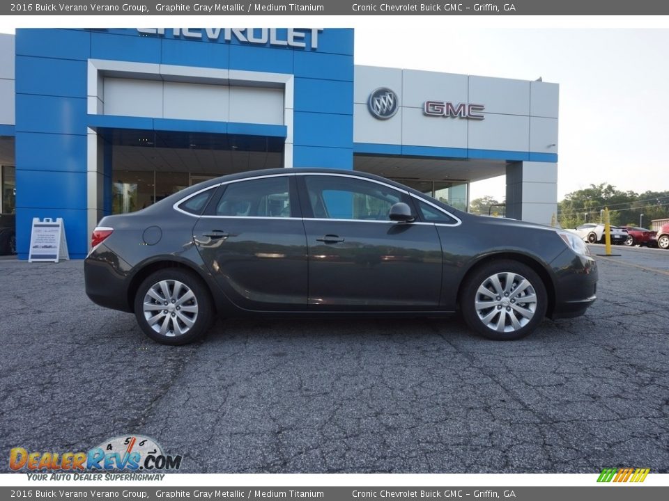2016 Buick Verano Verano Group Graphite Gray Metallic / Medium Titanium Photo #8