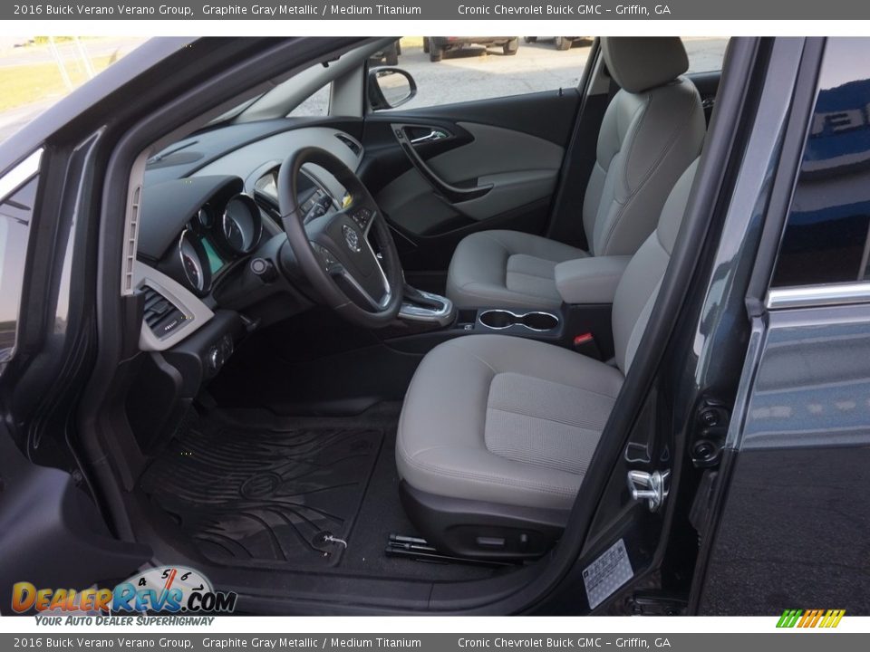 2016 Buick Verano Verano Group Graphite Gray Metallic / Medium Titanium Photo #9