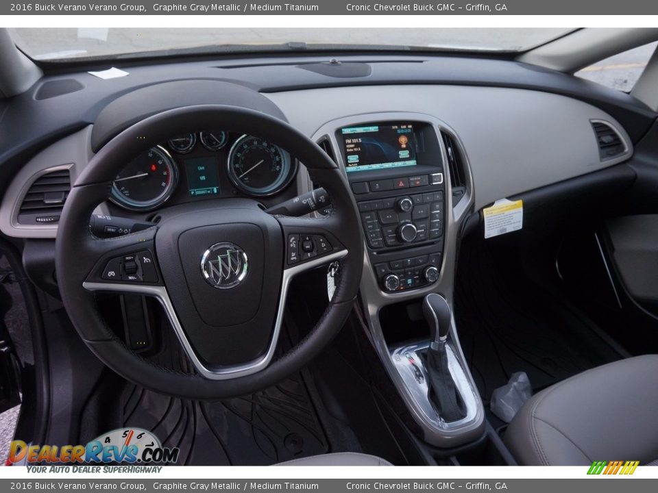 2016 Buick Verano Verano Group Graphite Gray Metallic / Medium Titanium Photo #10