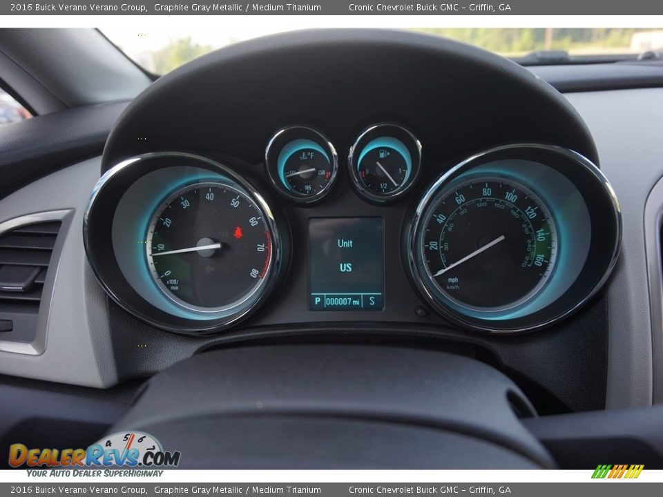 2016 Buick Verano Verano Group Graphite Gray Metallic / Medium Titanium Photo #13