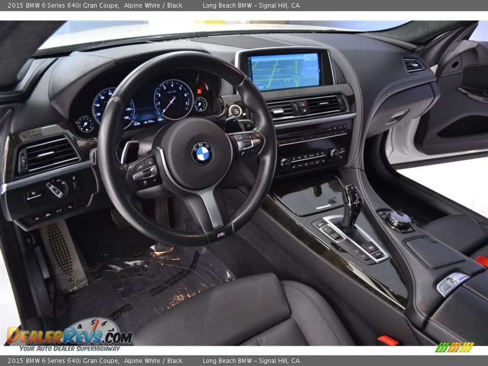 2015 BMW 6 Series 640i Gran Coupe Alpine White / Black Photo #9