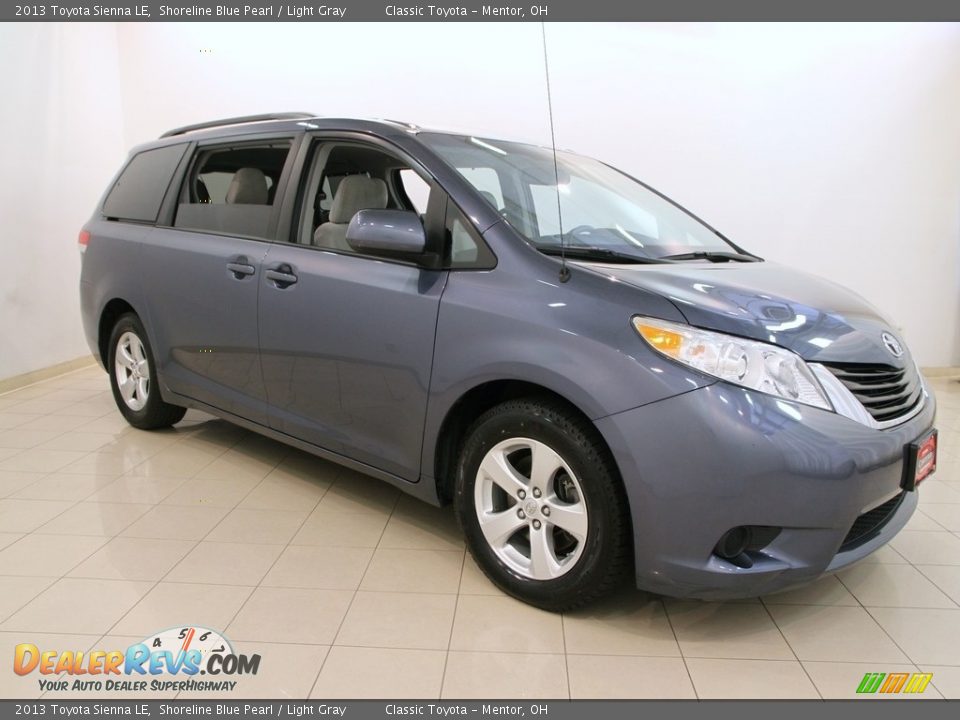 2013 Toyota Sienna LE Shoreline Blue Pearl / Light Gray Photo #1