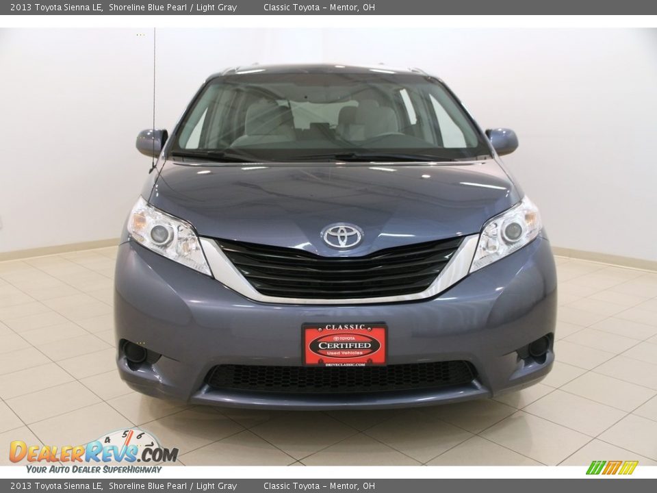 2013 Toyota Sienna LE Shoreline Blue Pearl / Light Gray Photo #2