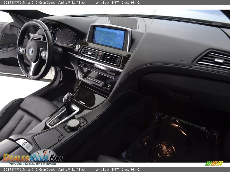 2015 BMW 6 Series 640i Gran Coupe Alpine White / Black Photo #14