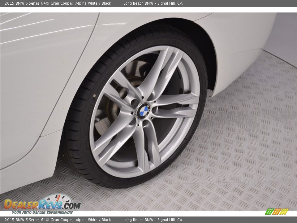 2015 BMW 6 Series 640i Gran Coupe Alpine White / Black Photo #28