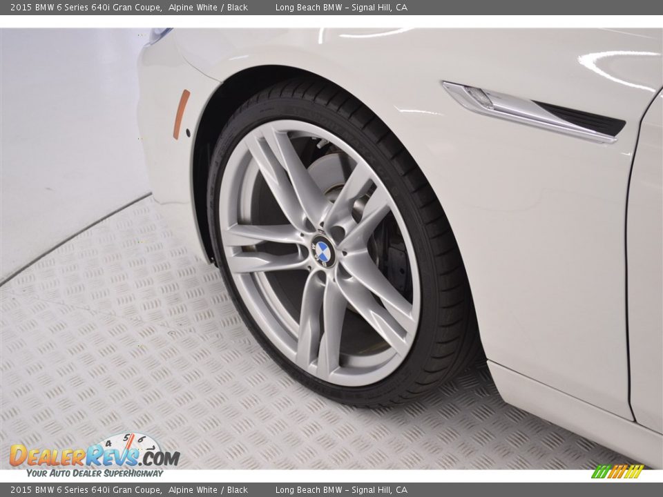 2015 BMW 6 Series 640i Gran Coupe Alpine White / Black Photo #29