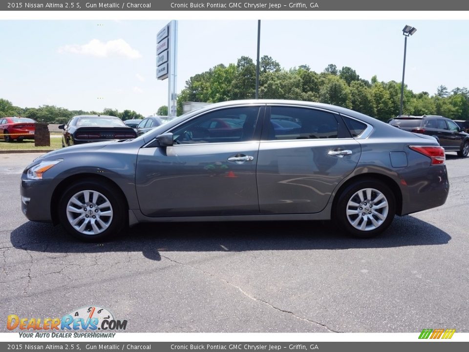 2015 Nissan Altima 2.5 S Gun Metallic / Charcoal Photo #4