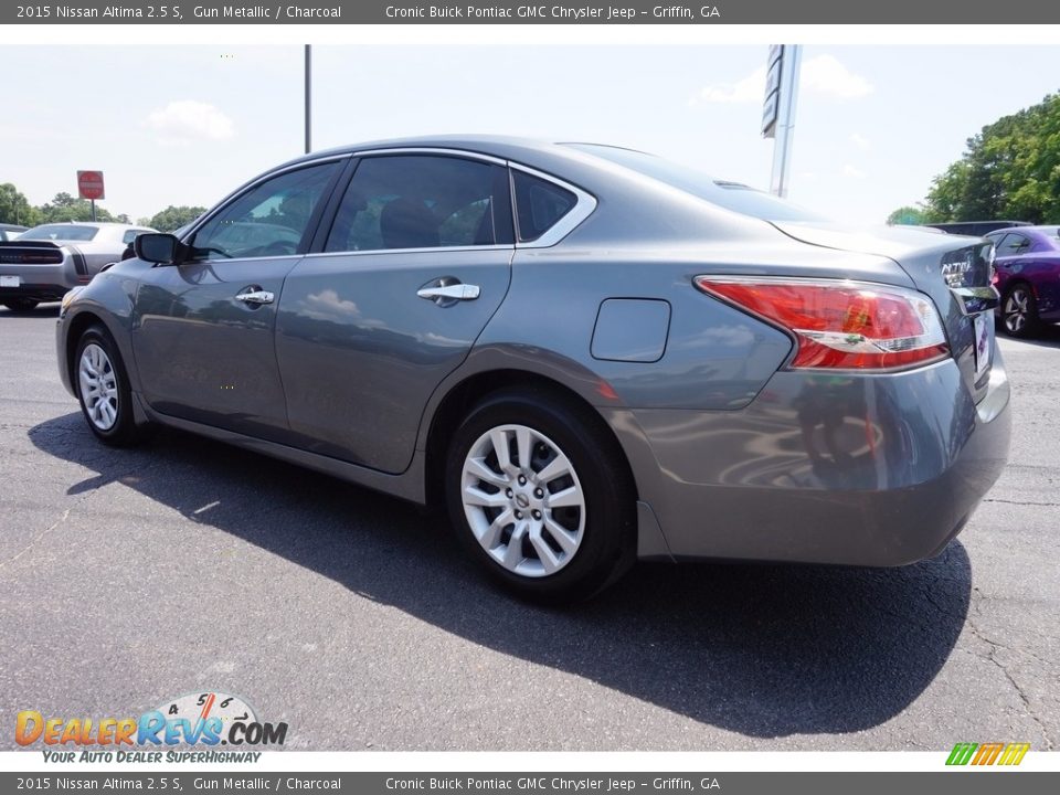 2015 Nissan Altima 2.5 S Gun Metallic / Charcoal Photo #5