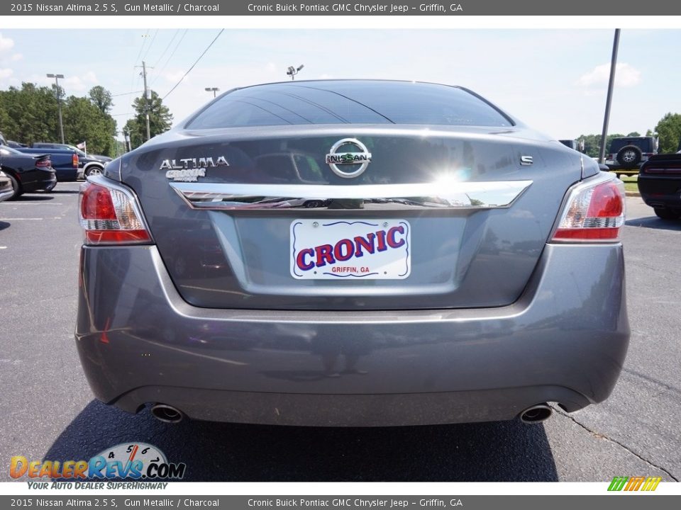 2015 Nissan Altima 2.5 S Gun Metallic / Charcoal Photo #6