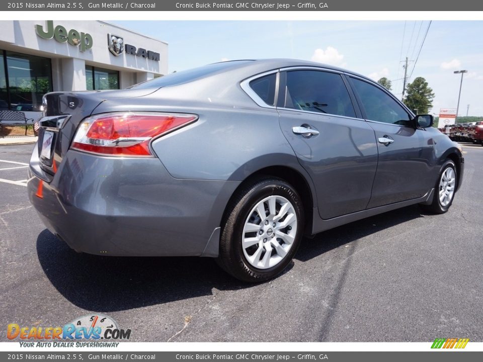 2015 Nissan Altima 2.5 S Gun Metallic / Charcoal Photo #7
