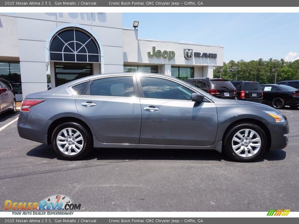 2015 Nissan Altima 2.5 S Gun Metallic / Charcoal Photo #8