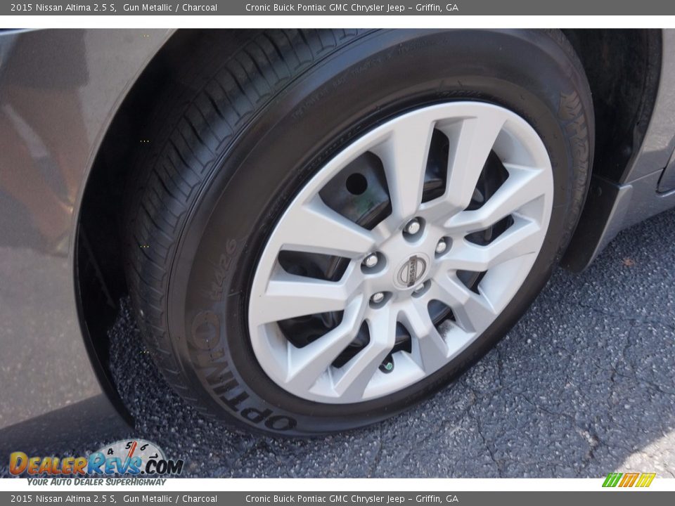 2015 Nissan Altima 2.5 S Gun Metallic / Charcoal Photo #9