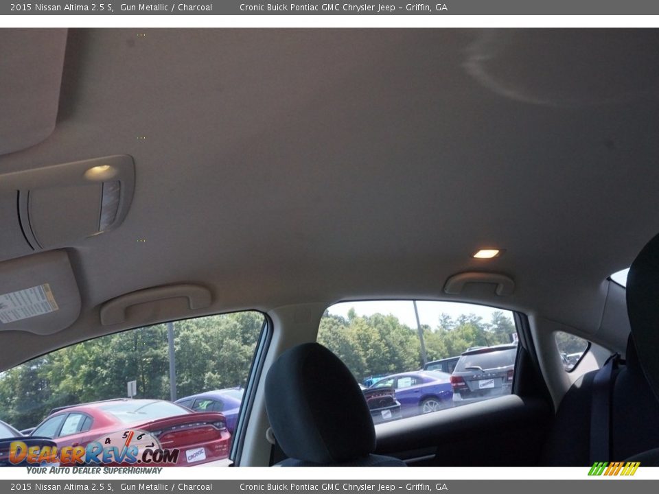 2015 Nissan Altima 2.5 S Gun Metallic / Charcoal Photo #12