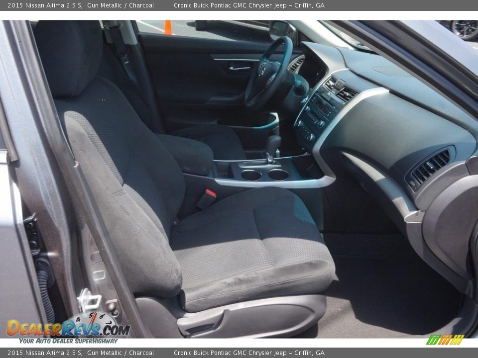 2015 Nissan Altima 2.5 S Gun Metallic / Charcoal Photo #15
