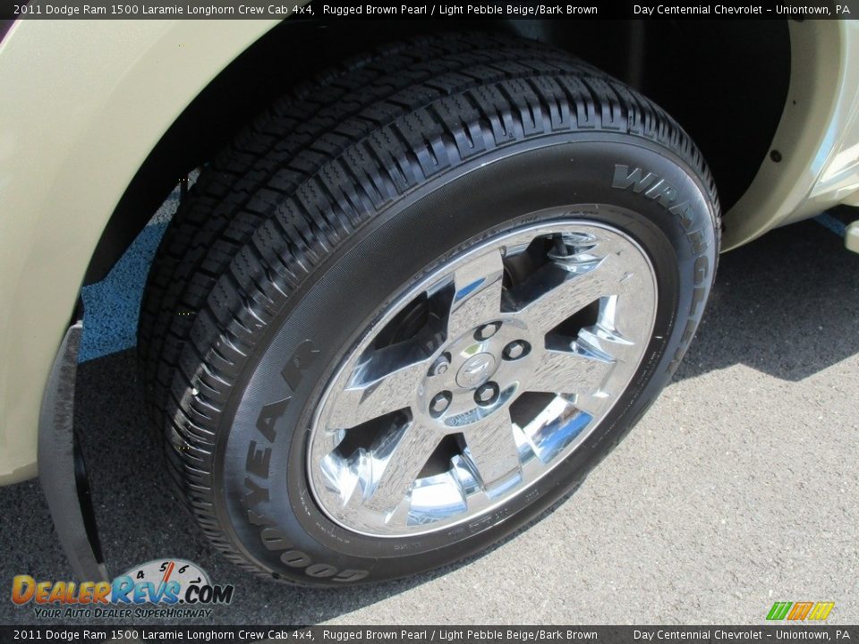 2011 Dodge Ram 1500 Laramie Longhorn Crew Cab 4x4 Rugged Brown Pearl / Light Pebble Beige/Bark Brown Photo #11