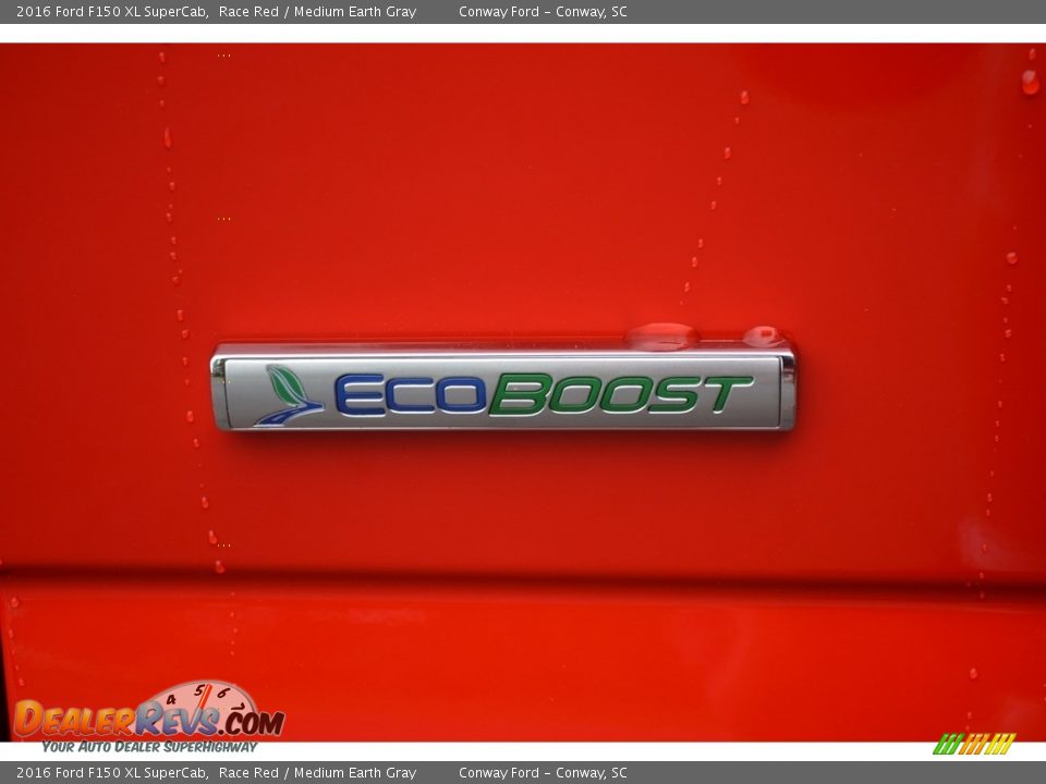2016 Ford F150 XL SuperCab Race Red / Medium Earth Gray Photo #15
