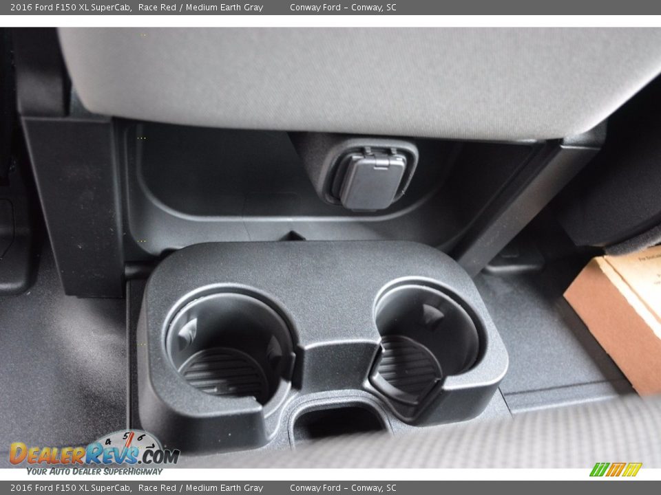2016 Ford F150 XL SuperCab Race Red / Medium Earth Gray Photo #21