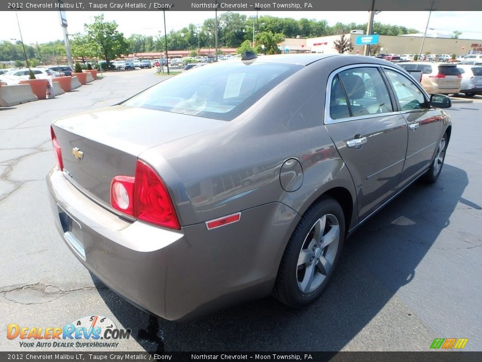 2012 Chevrolet Malibu LT Taupe Gray Metallic / Ebony Photo #7