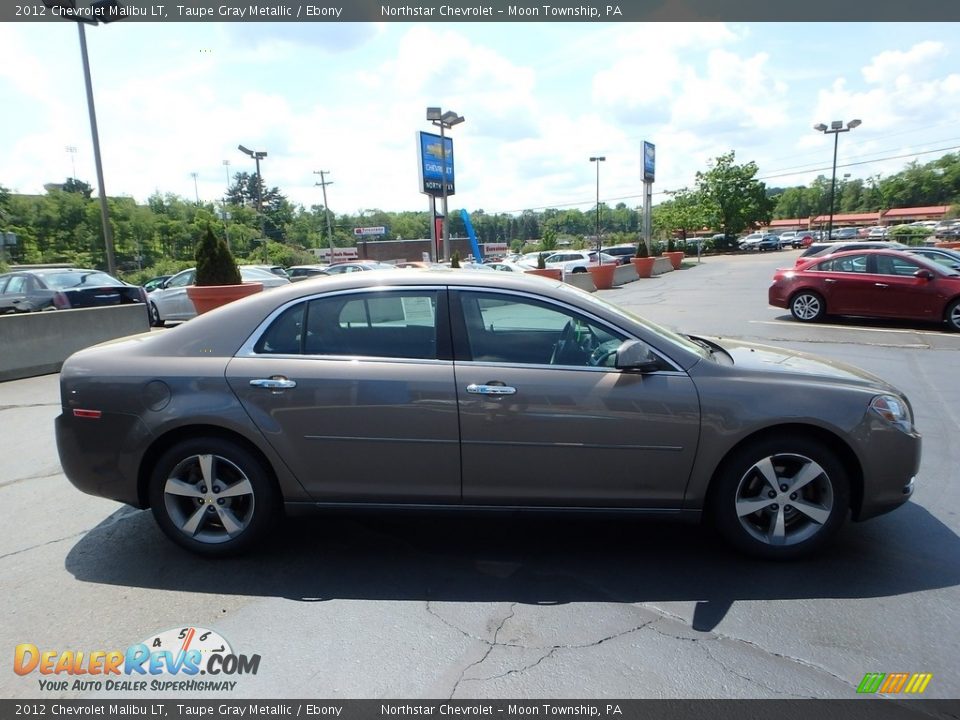 2012 Chevrolet Malibu LT Taupe Gray Metallic / Ebony Photo #9