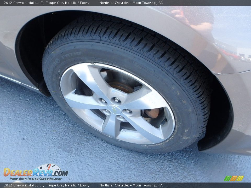 2012 Chevrolet Malibu LT Taupe Gray Metallic / Ebony Photo #13