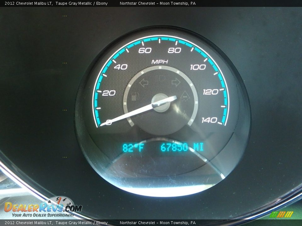 2012 Chevrolet Malibu LT Taupe Gray Metallic / Ebony Photo #30