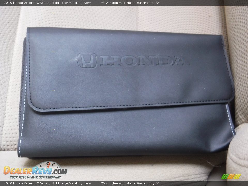 2010 Honda Accord EX Sedan Bold Beige Metallic / Ivory Photo #18