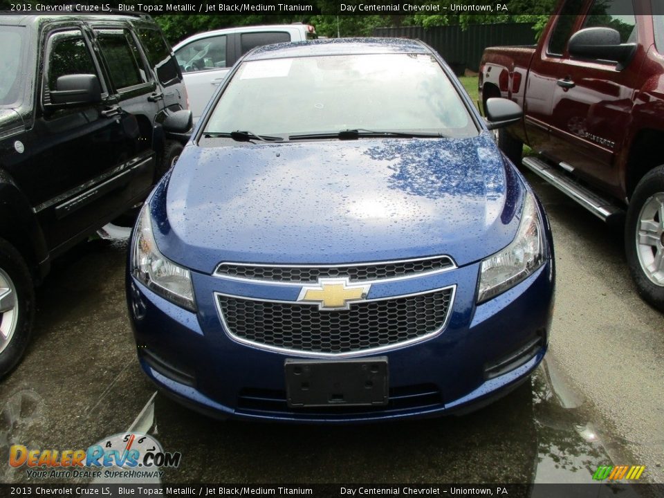 2013 Chevrolet Cruze LS Blue Topaz Metallic / Jet Black/Medium Titanium Photo #2