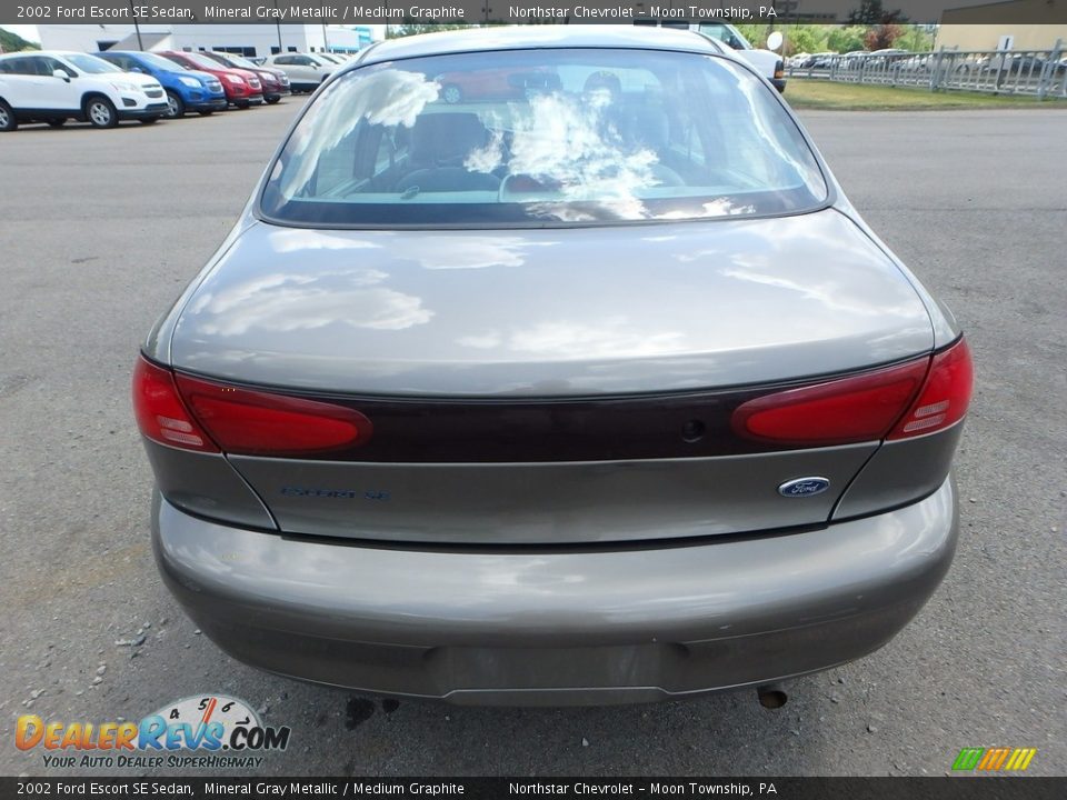 2002 Ford Escort SE Sedan Mineral Gray Metallic / Medium Graphite Photo #3