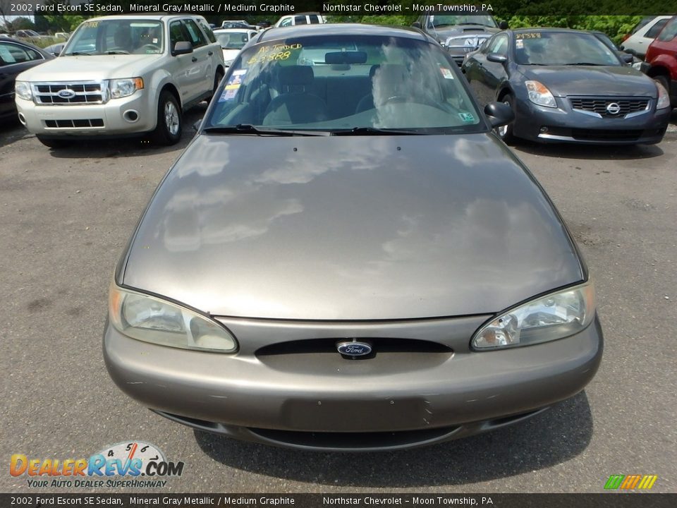 2002 Ford Escort SE Sedan Mineral Gray Metallic / Medium Graphite Photo #6