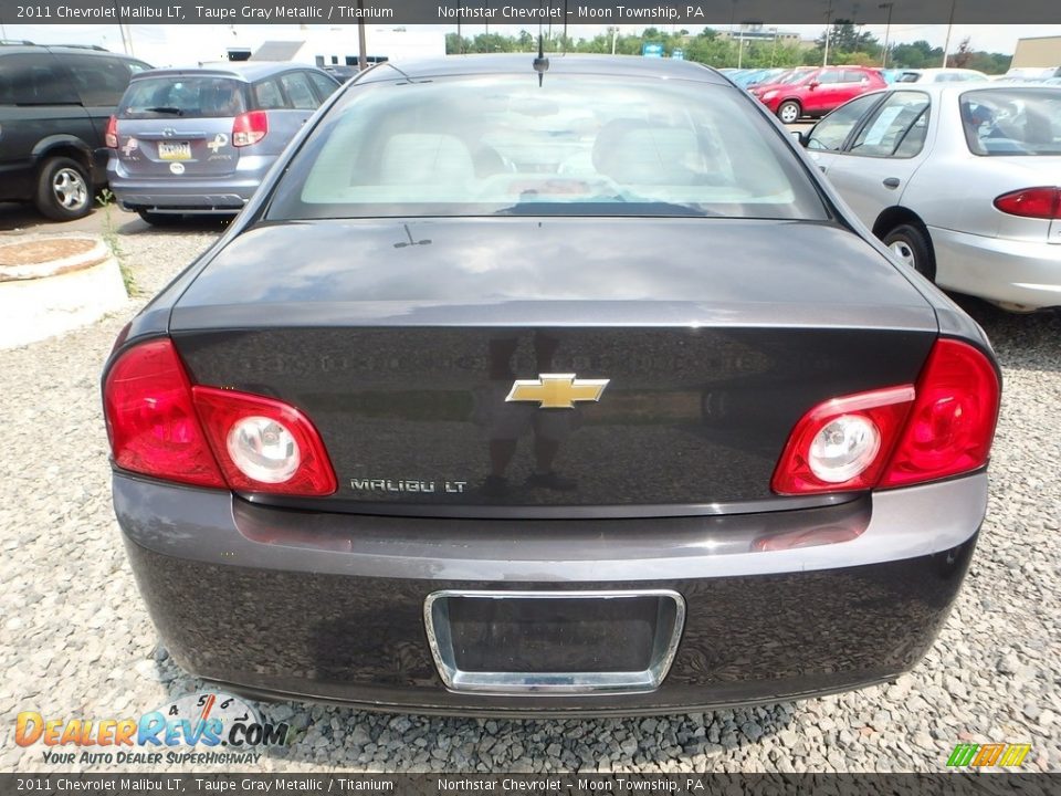 2011 Chevrolet Malibu LT Taupe Gray Metallic / Titanium Photo #3