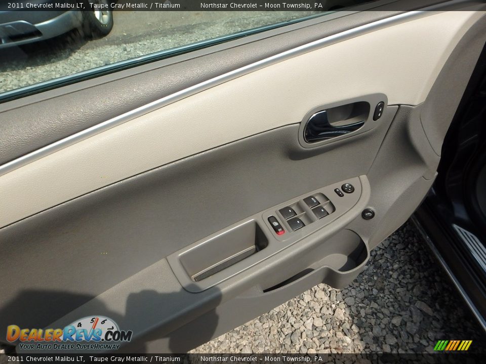 2011 Chevrolet Malibu LT Taupe Gray Metallic / Titanium Photo #11