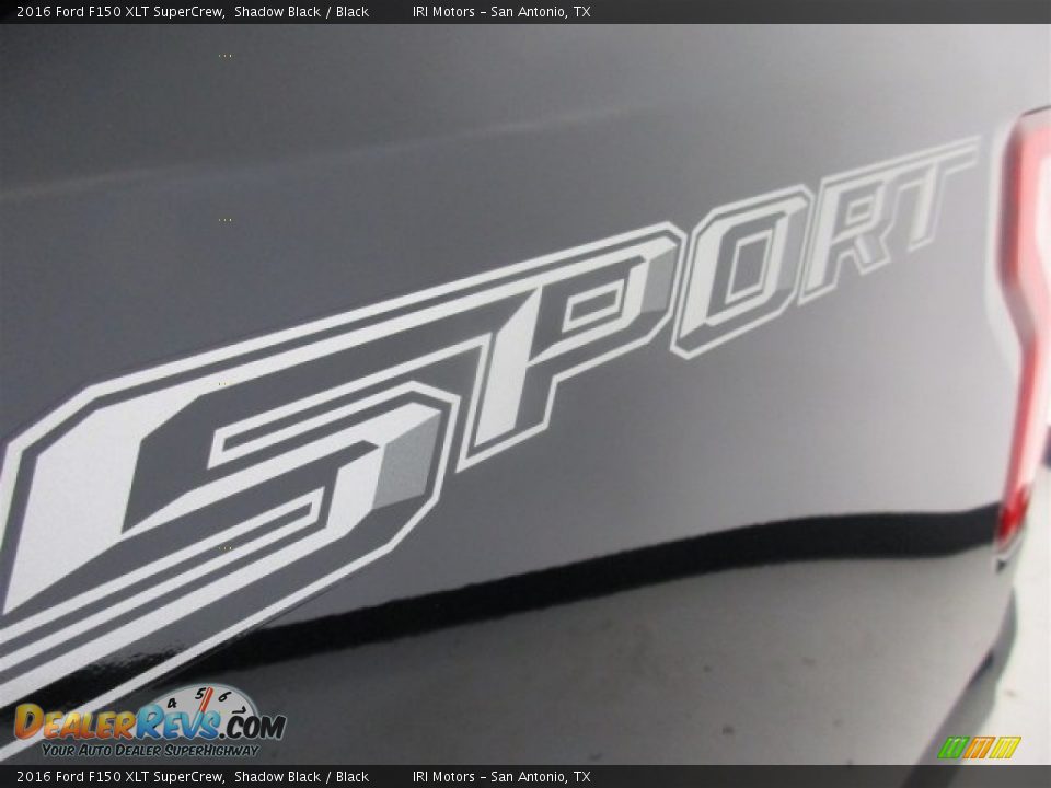 2016 Ford F150 XLT SuperCrew Shadow Black / Black Photo #16