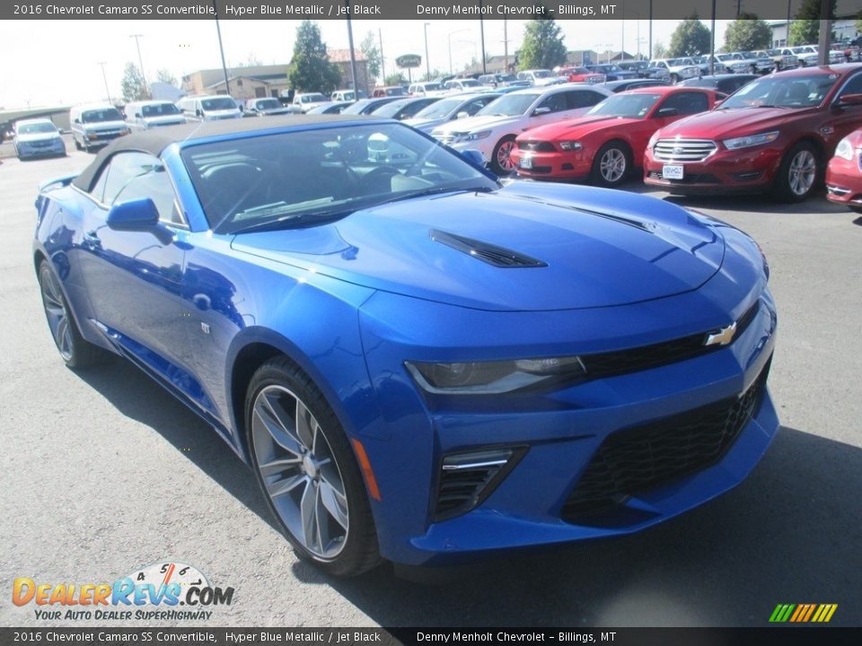 2016 Chevrolet Camaro SS Convertible Hyper Blue Metallic / Jet Black Photo #1