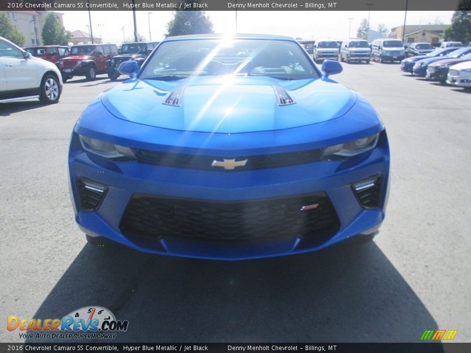 2016 Chevrolet Camaro SS Convertible Hyper Blue Metallic / Jet Black Photo #9