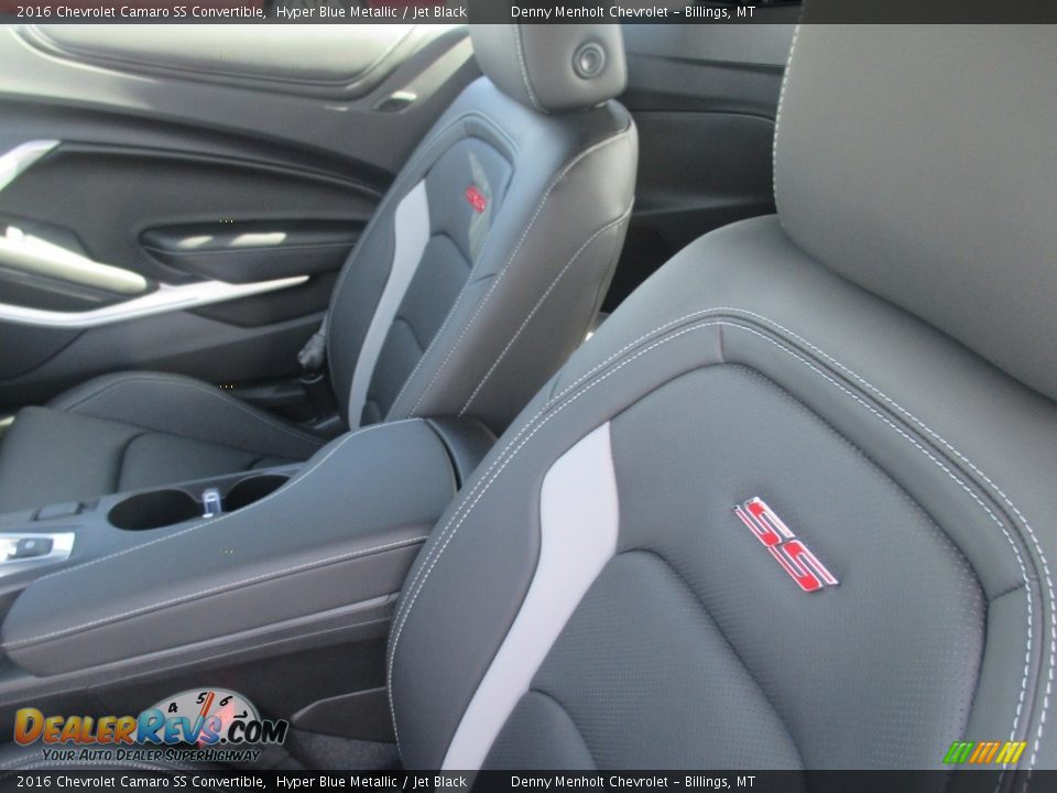 2016 Chevrolet Camaro SS Convertible Hyper Blue Metallic / Jet Black Photo #10