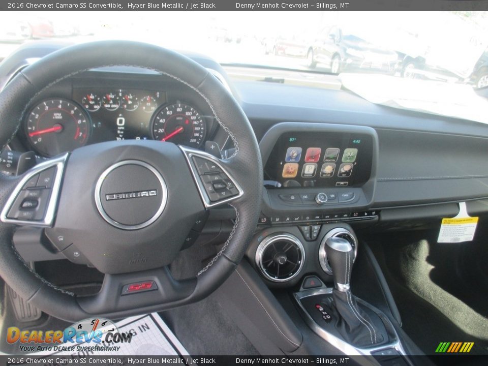 2016 Chevrolet Camaro SS Convertible Hyper Blue Metallic / Jet Black Photo #11