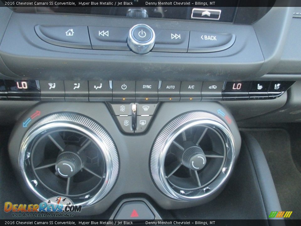 2016 Chevrolet Camaro SS Convertible Hyper Blue Metallic / Jet Black Photo #16