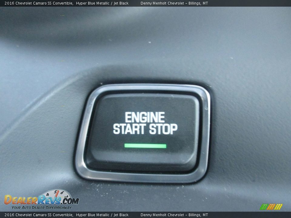 2016 Chevrolet Camaro SS Convertible Hyper Blue Metallic / Jet Black Photo #18
