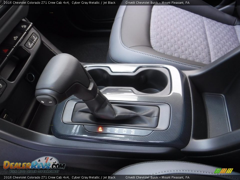 2016 Chevrolet Colorado Z71 Crew Cab 4x4 Cyber Gray Metallic / Jet Black Photo #15