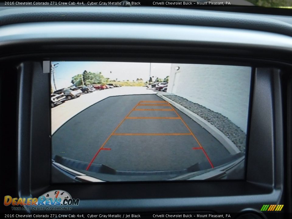 2016 Chevrolet Colorado Z71 Crew Cab 4x4 Cyber Gray Metallic / Jet Black Photo #18